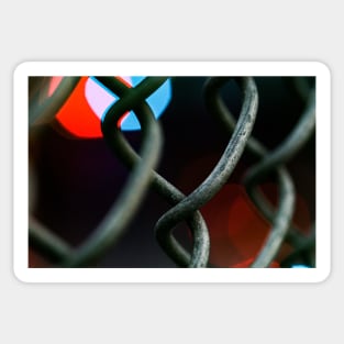 Chain Link Fence Sticker
